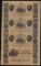 Uncut Sheet of $10 New Orleans Canal & Banking Company Obsolete Notes