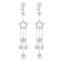 14k White Gold 0.90CTW Diamond Earring, (SI1 /J)