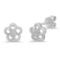 14k Gold 0.05CTW Diamond Earrings, (I1)