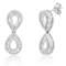 18k White Gold 1.12CTW Diamond Earring, (SI3 /H-I)