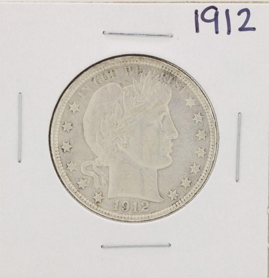 1912 Barber Half Dollar Coin