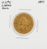 1897 $5 Liberty Head Half Eagle Gold Coin