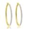 10k Yellow Gold 0.25CTW Diamond Earring, (I)