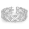 14k White Gold 13.87CTW Diamond Bracelets, (VS/F-G)