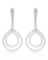 14k White Gold 1.23CTW Diamond Earring, (SI3/G)