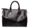 Louis Vuitton Black Epi Speedy 30 cm Satchel Bag