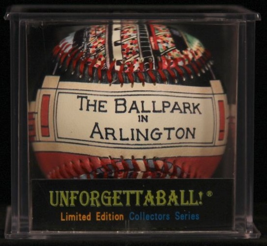 Unforgettaball! "Ball Park in Arlington" Collectable Baseball
