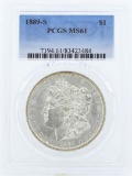 1889-S $1 Morgan Silver Dollar Coin PCGS MS61