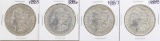 Lot of 1885-1888 $1 Morgan Silver Dollar Coins