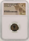 Honorius 393-423 AD Ancient Western Roman Empire Coin NGC F