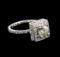 1.80 ctw Diamond Ring - 14KT White Gold