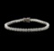 18KT White Gold 7.06 ctw Diamond Tennis Bracelet