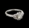 14KT White Gold 1.06 ctw Diamond Ring