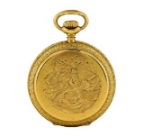 Vintage Waltham Pocket Watch - 14KT Yellow Gold