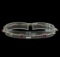 0.60 ctw Ruby and Diamond Bracelet - 14KT White Gold