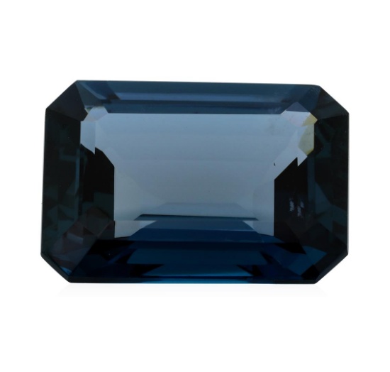 29.56 ct. Natural Emerald Cut London Blue Topaz