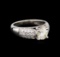 1.46 ctw Diamond Ring - 14KT White Gold