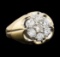 1.25 ctw Diamond Ring - 14KT Yellow and White Gold