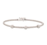 0.25 ctw Diamond Bracelet - 18KT White Gold