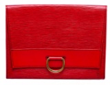 Louis Vuitton Red Epi Leather Lena Clutch Bag