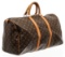 Louis Vuitton Monogram Canvas Leather Keepall 50 cm Duffle Bag Luggage