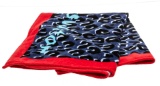 Louis Vuitton Stephen Sprouse Blue Black Red Leopard Beach Towel