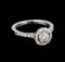 0.93 ctw Diamond Ring - 14KT White Gold