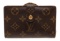 Louis Vuitton Canvas Leather Monogram French Wallet