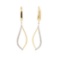 0.48 ctw Diamond Earrings - 14KT Yellow Gold