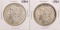 Lot of (2) 1884 $1 Morgan Silver Dollar Coins