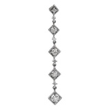 14k White Gold 0.33CTW Diamond Pendant, (I1-I2/G-H)