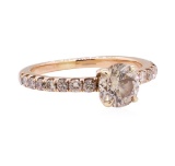 1.40 ctw Diamond Ring - 18KT Rose Gold