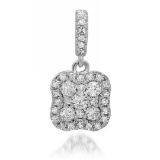 14k Gold 0.39CTW Diamond Pendant, (SI3/H)