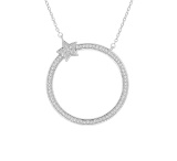 14K Yellow Gold 0.20CTW Diamond Necklace, (I2-I3/G-I)