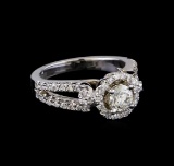 1.13 ctw Diamond Ring - 14KT White Gold