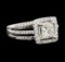 1.65 ctw Diamond Ring - 18KT White Gold