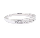 0.25 ctw Diamond Channel Ring - 14KT White Gold