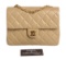Chanel Vintage Beige Calfskin Leather Square Mini Flap Bag