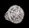 2.04 ctw Diamond Ring - 14KT White Gold
