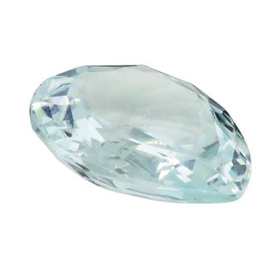 7.01 ct. Natural Pear Cut Aquamarine