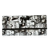 Black and White Fashionista Patent Oversized Clutch