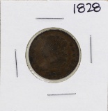 1826 13 Stars Draped Bust Half Cent Coin