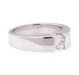 0.50 ctw Diamond Solitaire Ring - 14KT White Gold