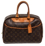 Louis Vuitton Monogram Canvas Leather Deauville Doctor Bag