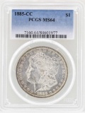 1885-CC $1 Morgan Silver Dollar Coin PCGS MS64