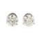 3.03 ctw Diamond Earrings - 14KT White Gold
