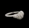 0.52 ctw Diamond Ring - 14KT White Gold