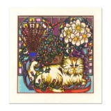 Stained Glass Cat by Abboud, Mara