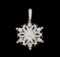 1.69 ctw Diamond Pendant - 18KT White Gold