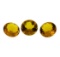 12.71 ctw.Natural Round Cut Citrine Quartz Parcel of Three